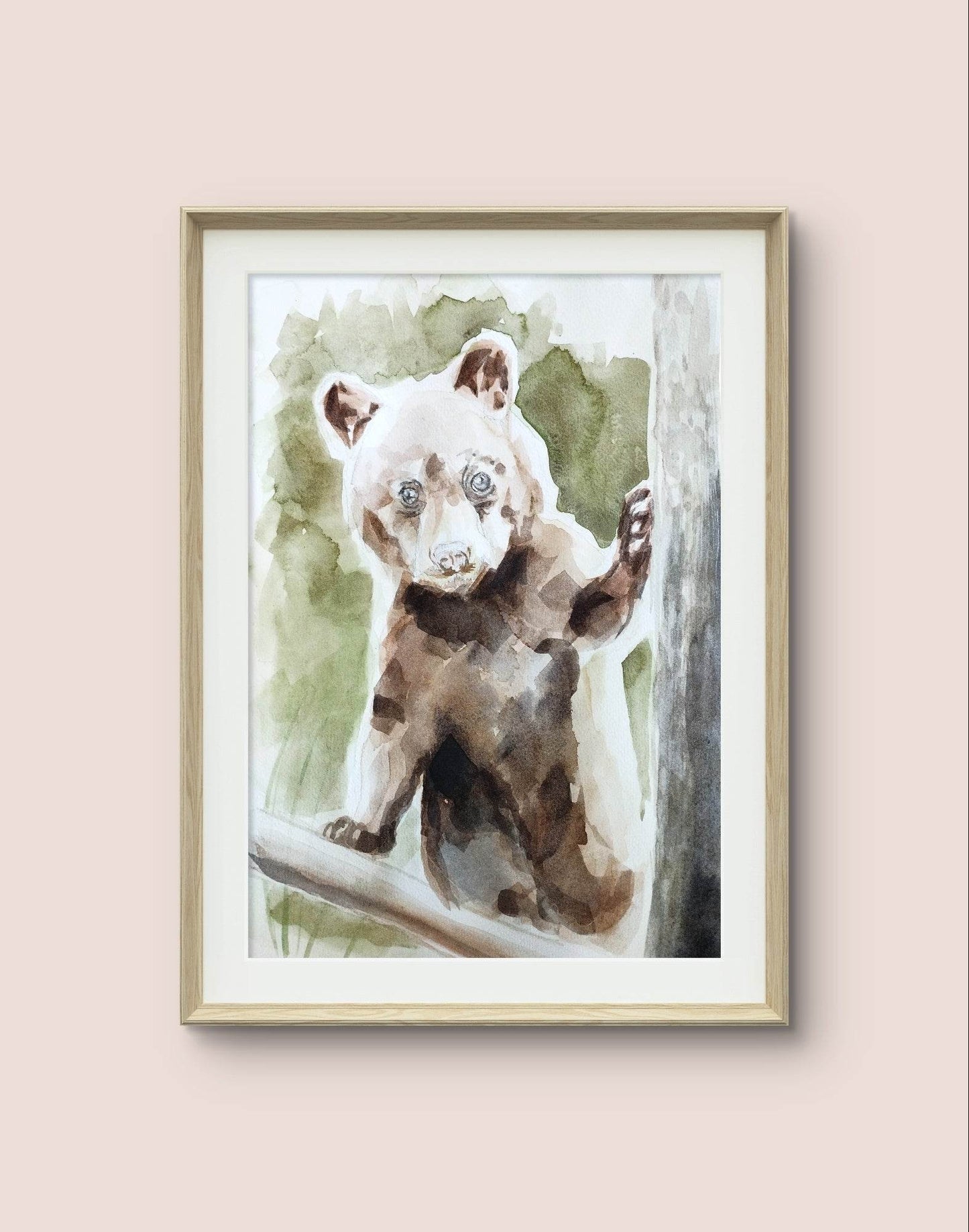Aquarellbild Bär (30 × 40 cm)