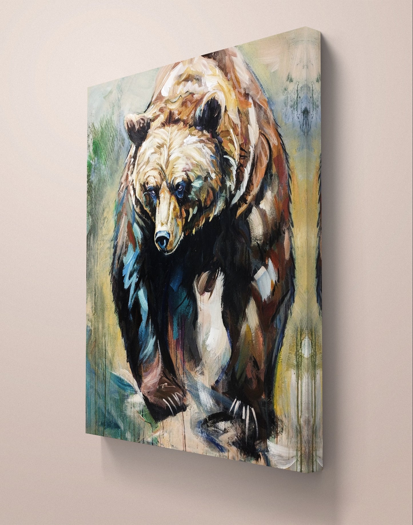 Premium Gemälde 'The Call of the Wild' 110 x 89 cm