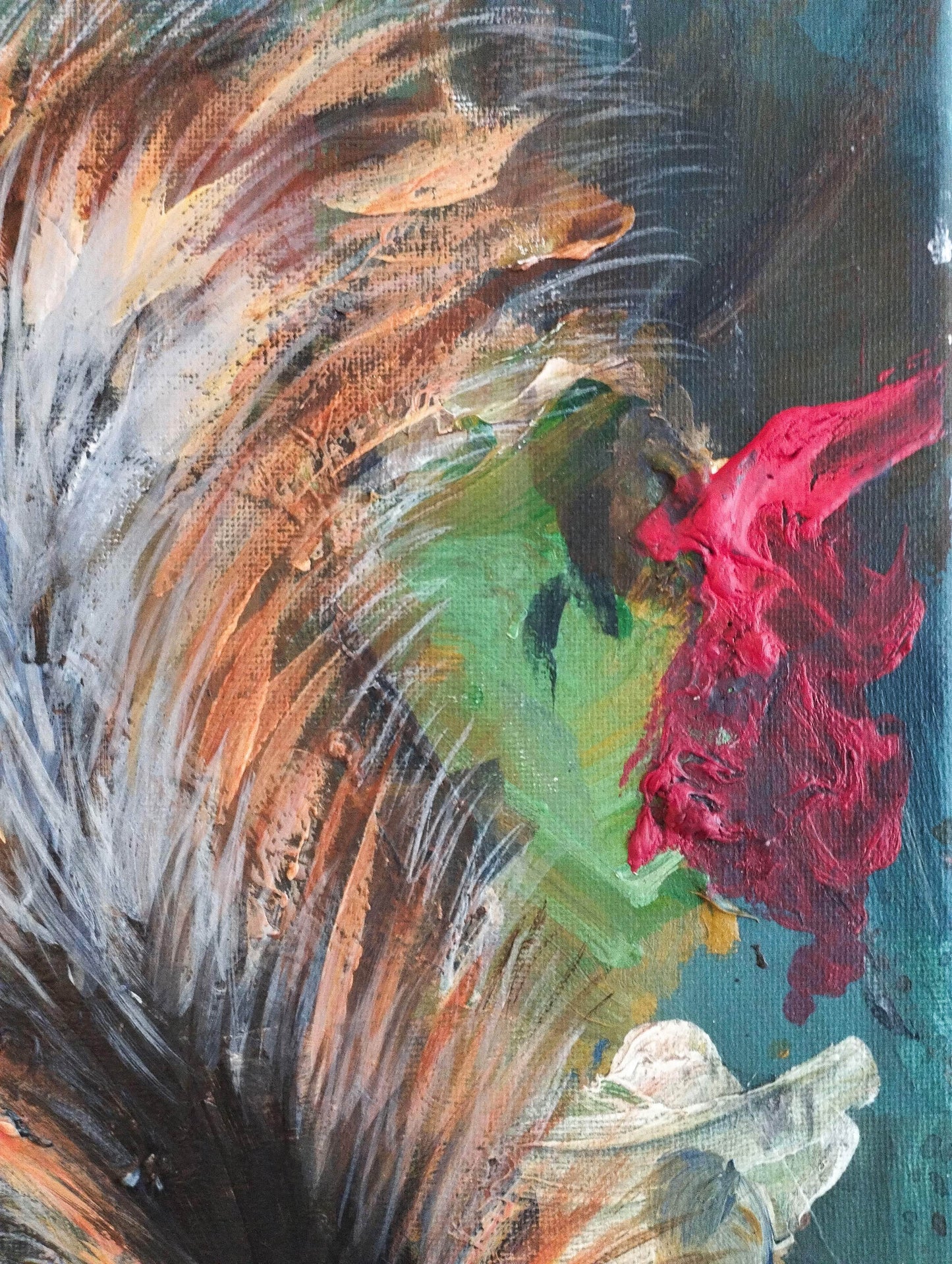 Gemälde Eichhörnchen – handgemaltes Original Acrylbild (30 x 40 cm)