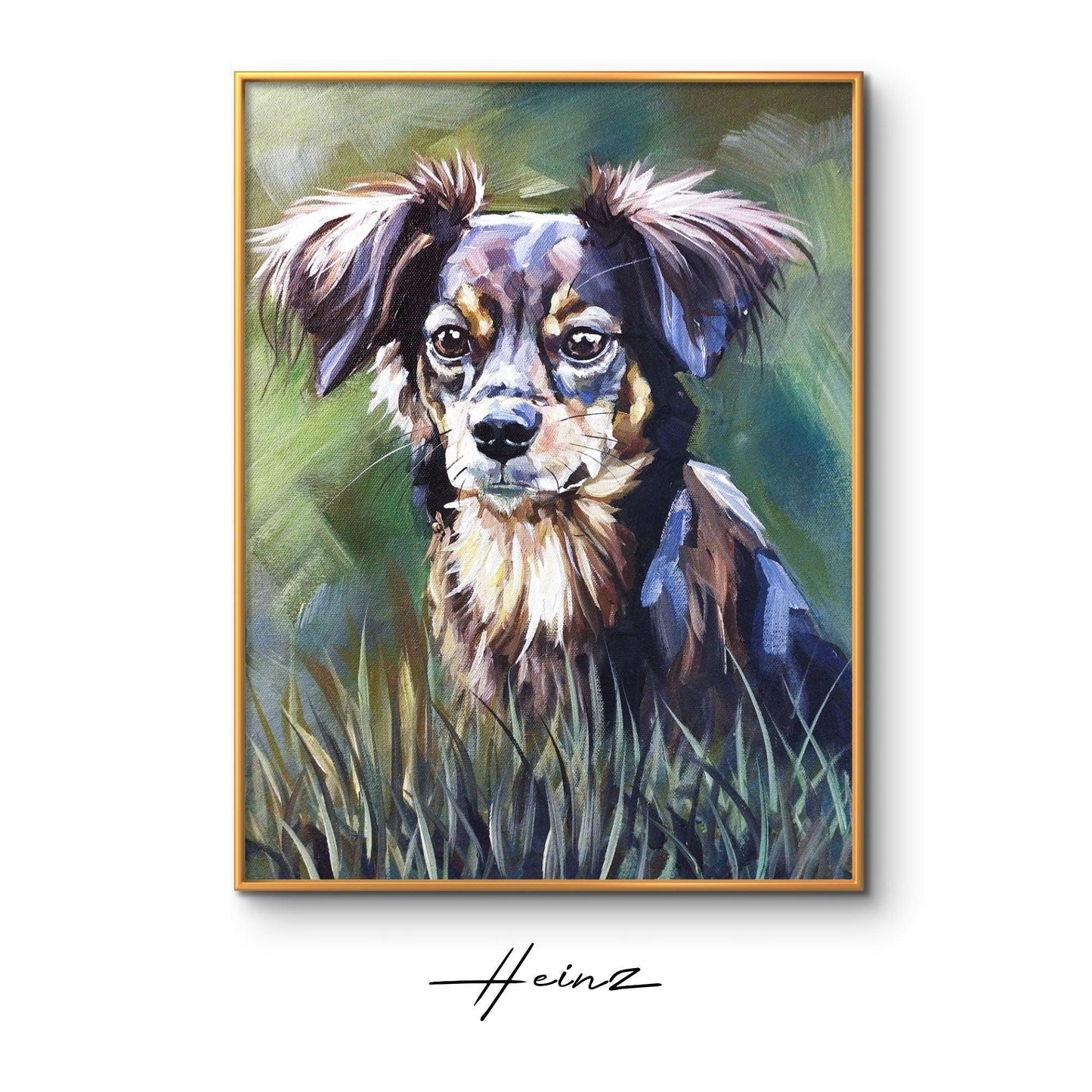Premium Gemälde 'Chihuahua' 30 x 40 cm - Heinz