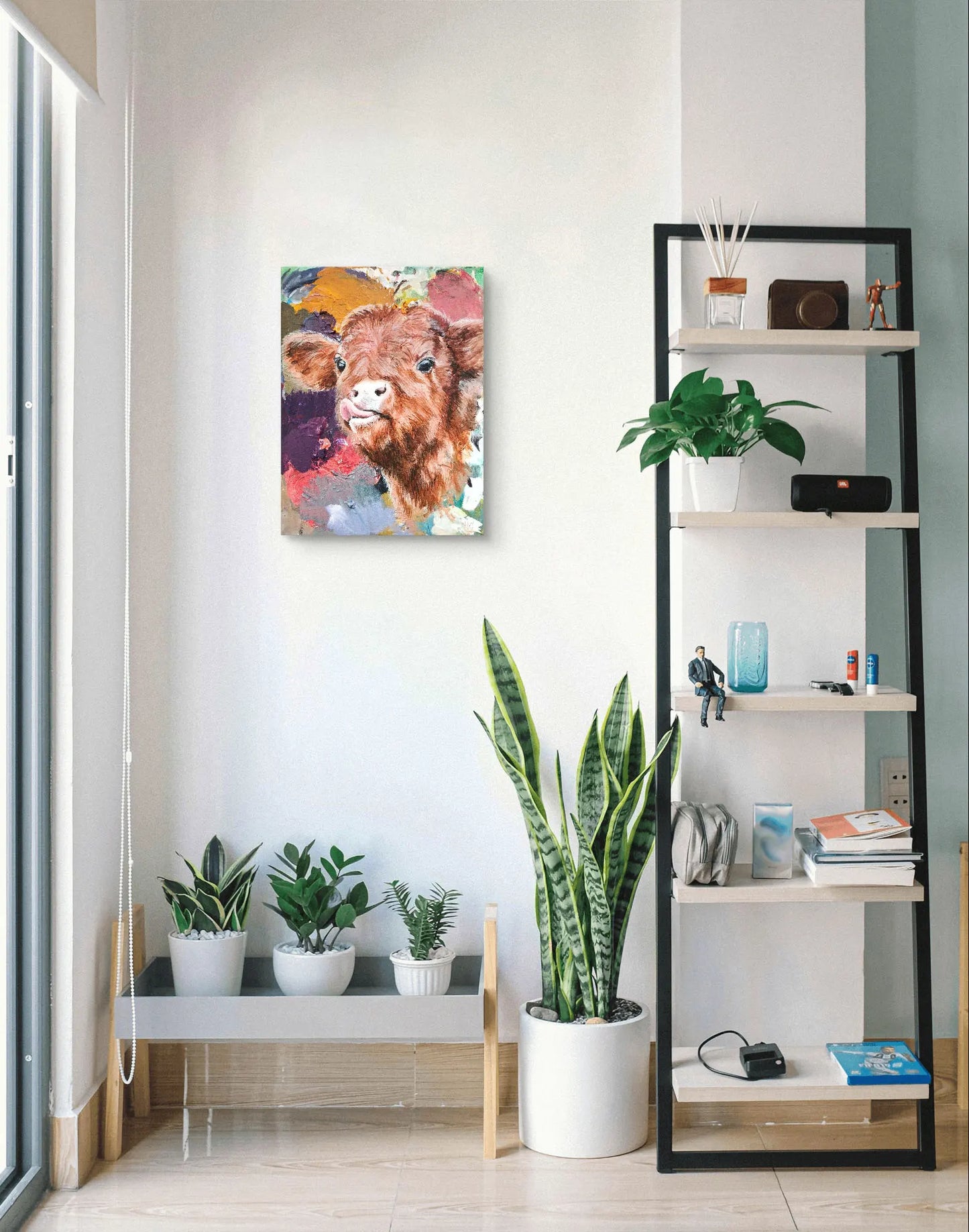 Painting Calf – hand-painted original acrylic painting (30 x 40 cm)