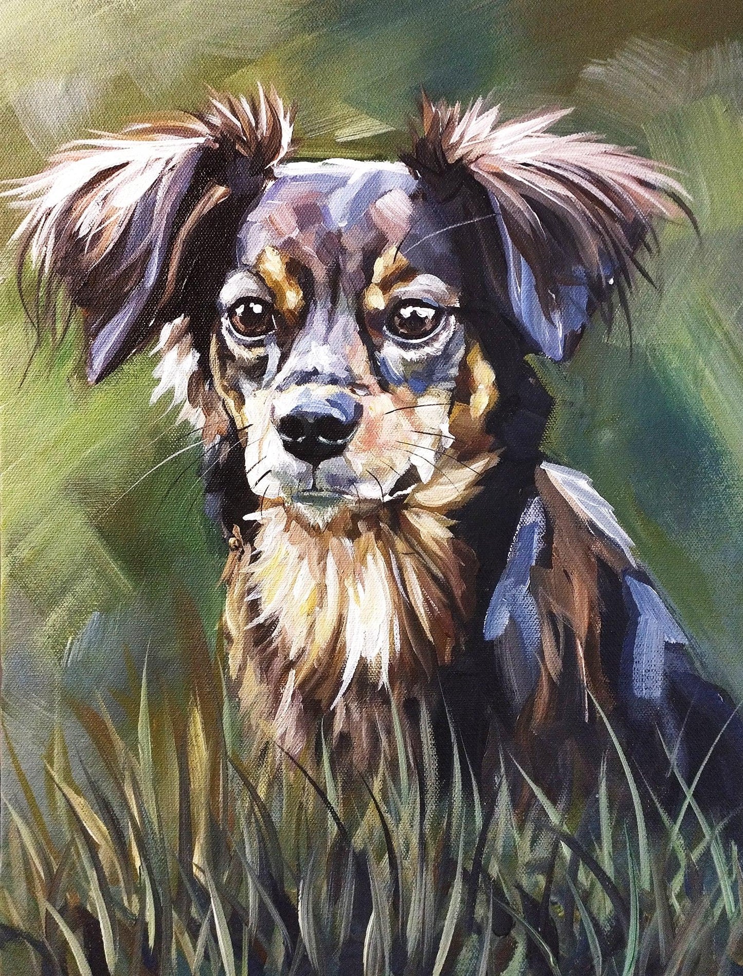 Premium Gemälde 'Chihuahua' 30 x 40 cm - Heinz