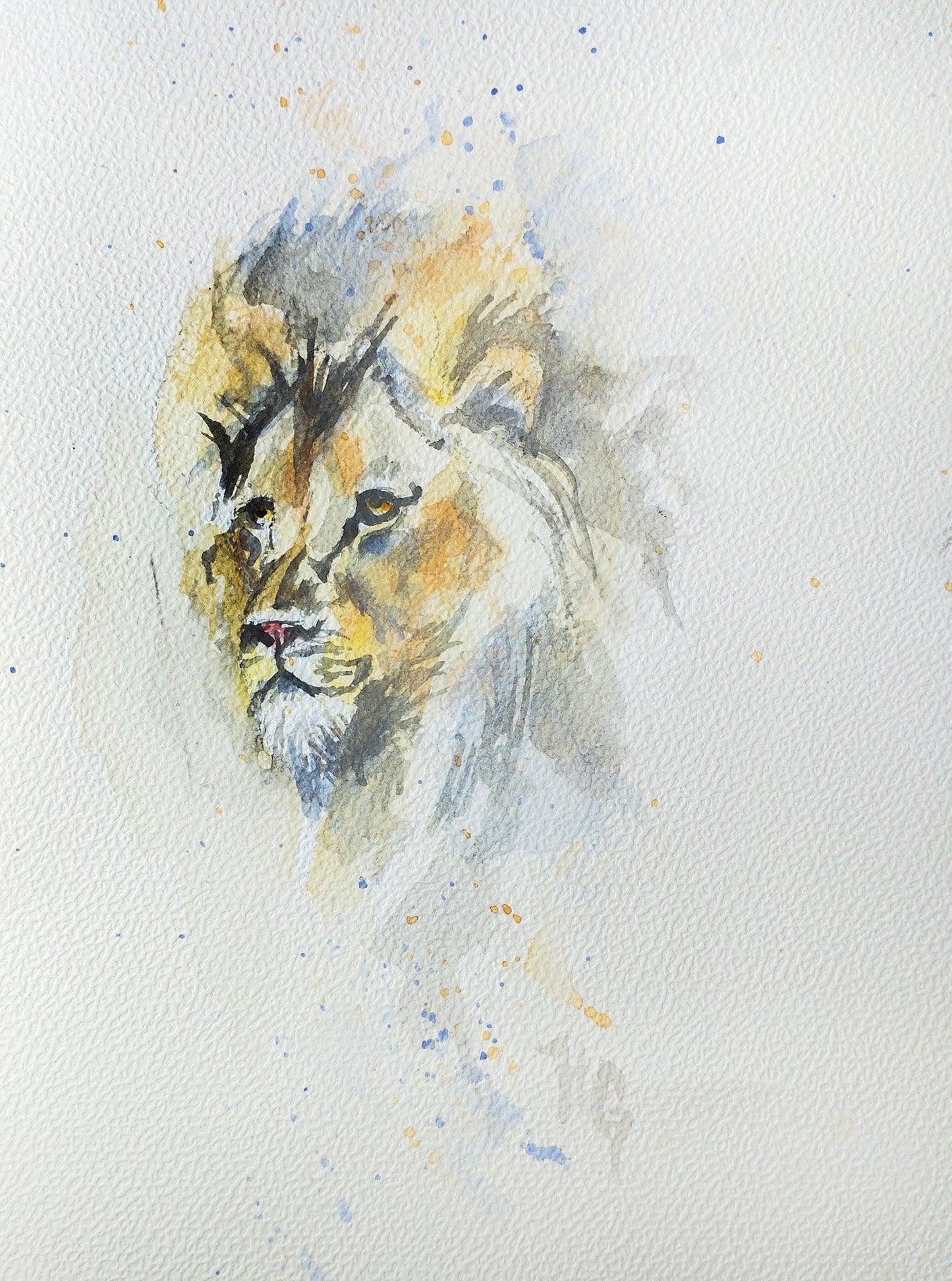 H1Z ART Grußkarte Postkarte – "Wüstenherz" – Handgemalt