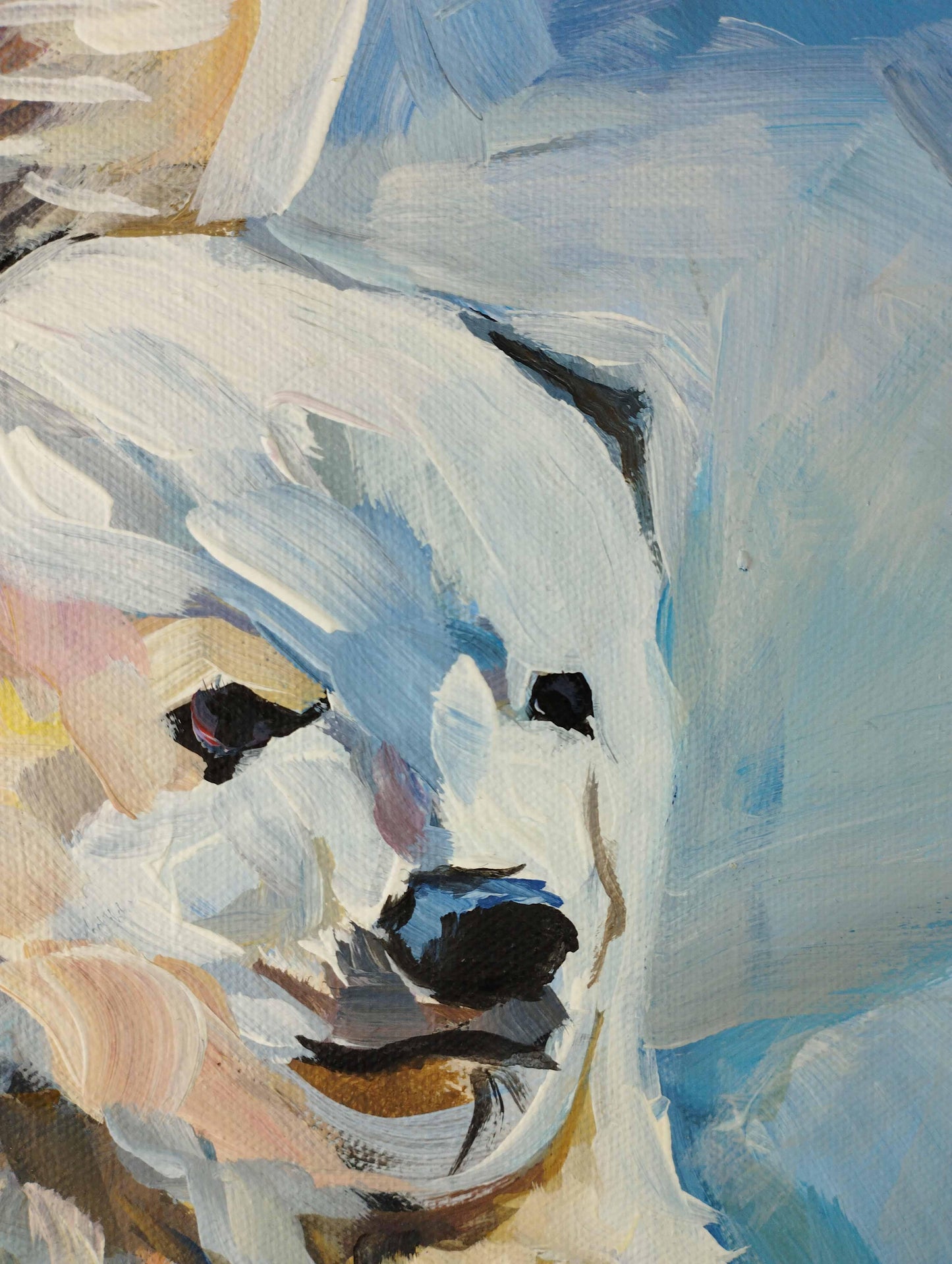 Premium Gemälde 'Eisbären' 30 x 40 cm - Heinz