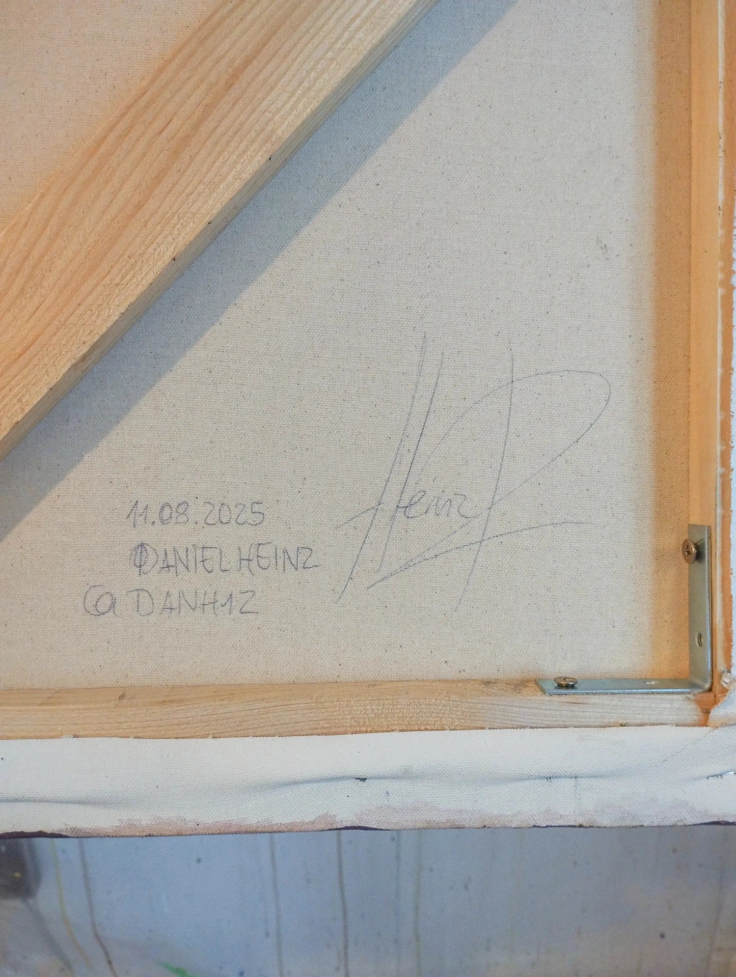 Expressiv-realistisches Gemälde Starker Stier – handgemaltes Original Acrylbild (140 x 145 cm) auf Leinwand von H1Z ART in lebendiger Atmosphäre