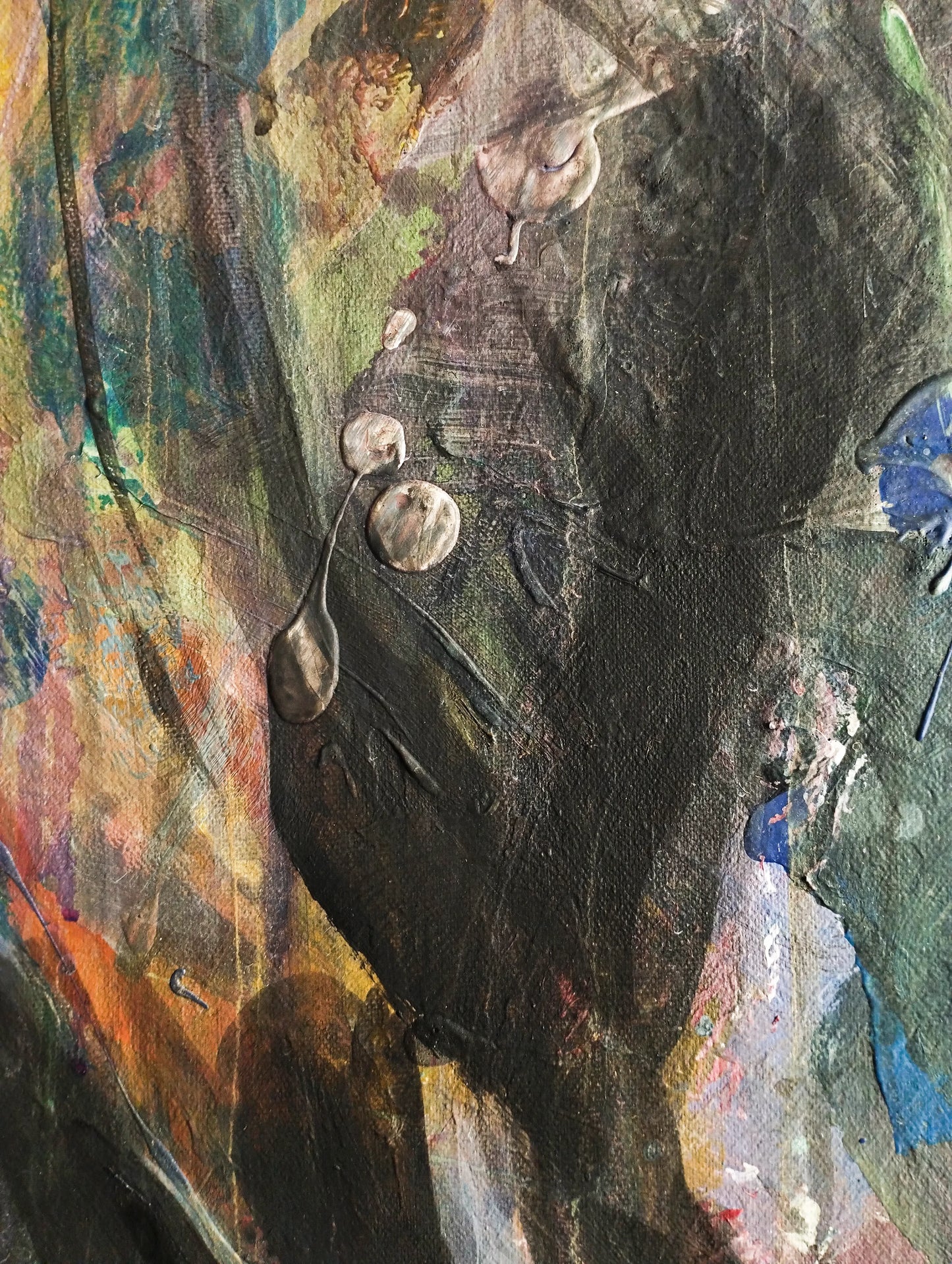 Painting Strong Bull – hand-painted original acrylic painting (140 x 145 cm)