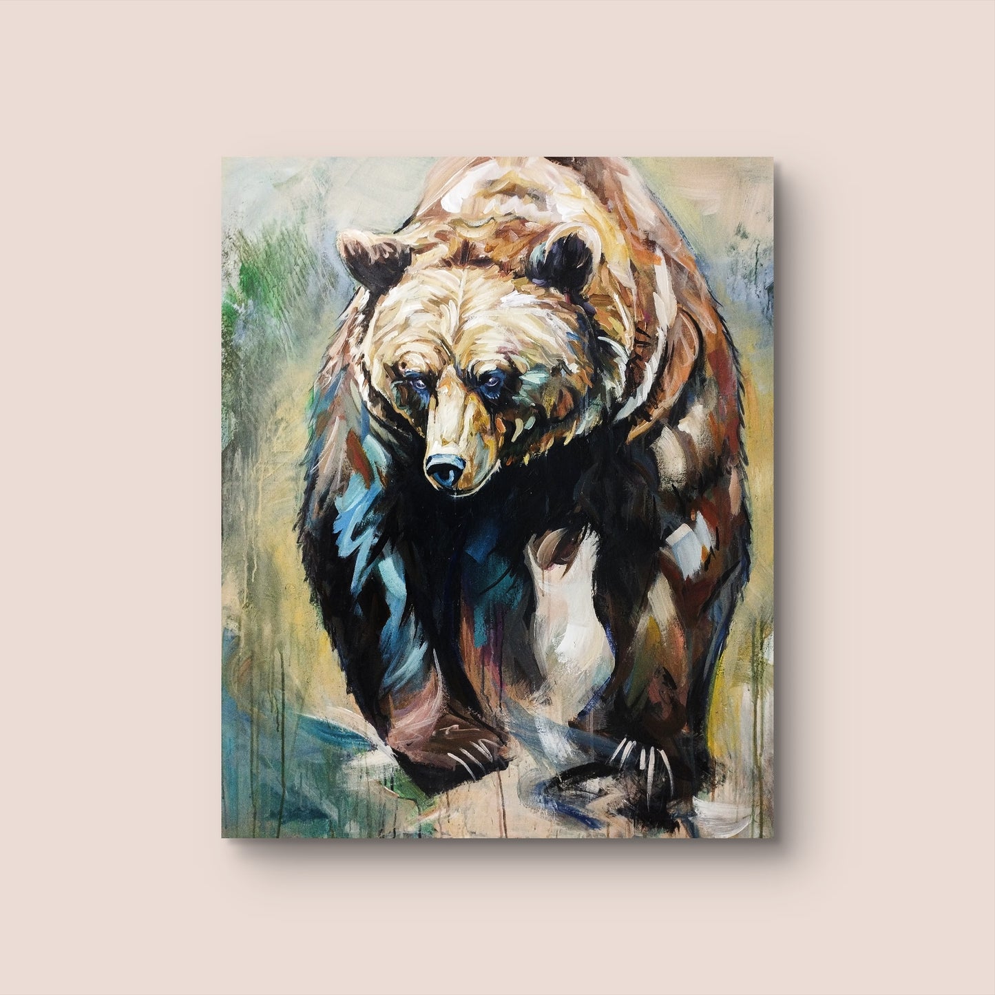 Premium Gemälde 'The Call of the Wild' 110 x 89 cm