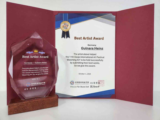 Künstlerpreis 2025 für Gulnara Heinz’ Acrylbild „Connection“ - H1Z Art