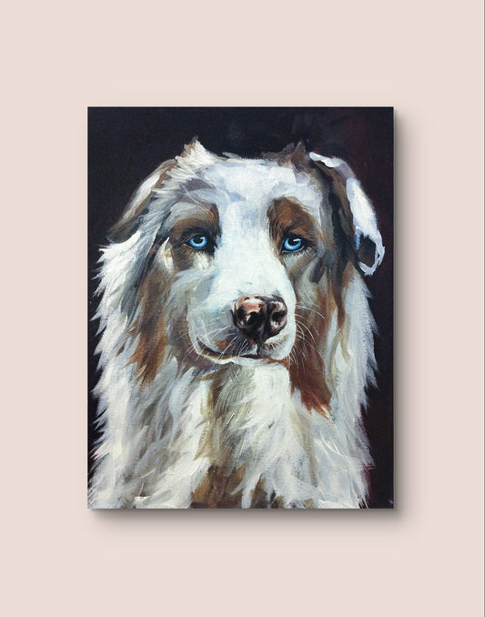 Gemälde "Hund im Porträt" 30 x 40 cm'Hund' 30 x 40 cm