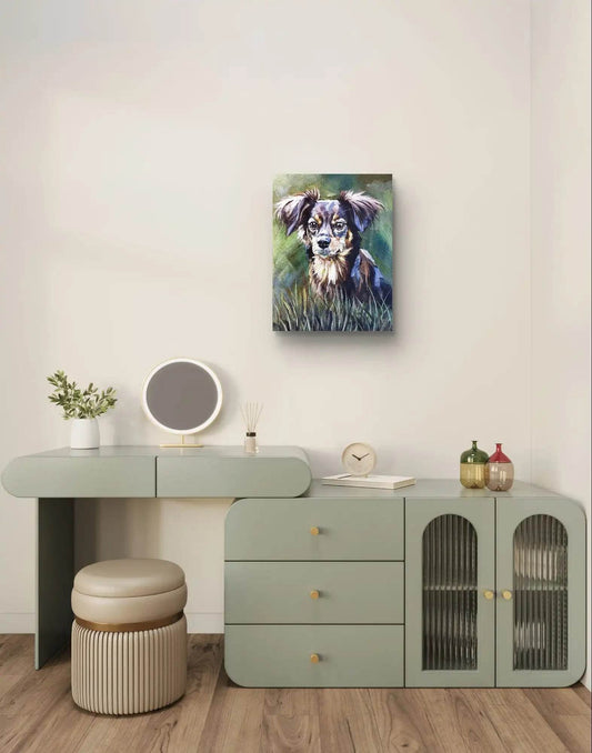Gemälde Chihuahua – handgemaltes Original Acrylbild (30 x 40 cm)