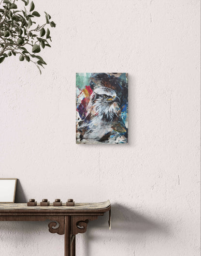 Gemälde "Adlerblick" 18 x 24 cm