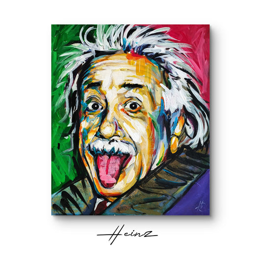 Gemälde "Albert Einstein" 50 x 60 cm