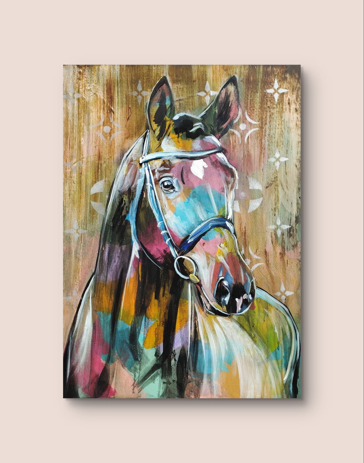 Premium Gemälde "Seelenritt" 50 x 70 cm - Heinz