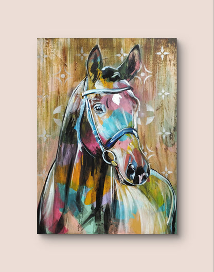 Premium Gemälde "Seelenritt" 50 x 70 cm - Heinz