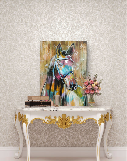 Premium Gemälde "Seelenritt" 50 x 70 cm - Heinz