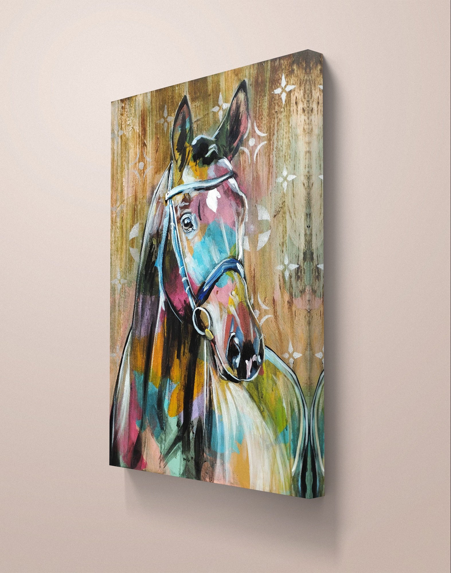 Premium Gemälde "Seelenritt" 50 x 70 cm - Heinz