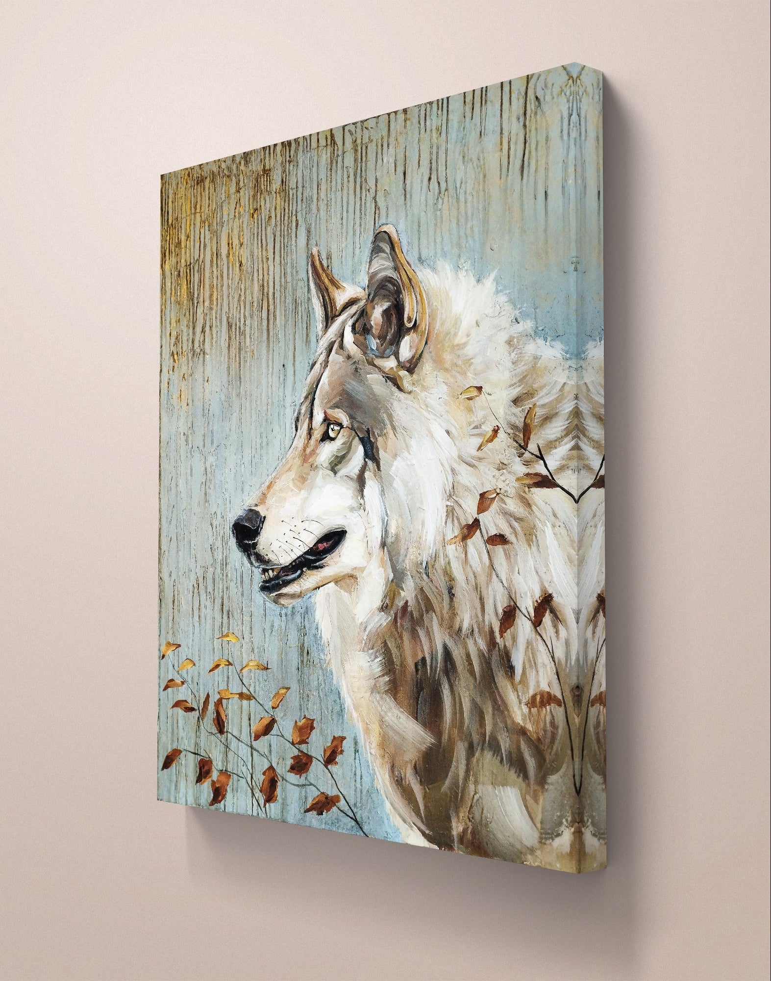 Premium Gemälde "Echo of the Wild" 112 x 95 cm - Heinz