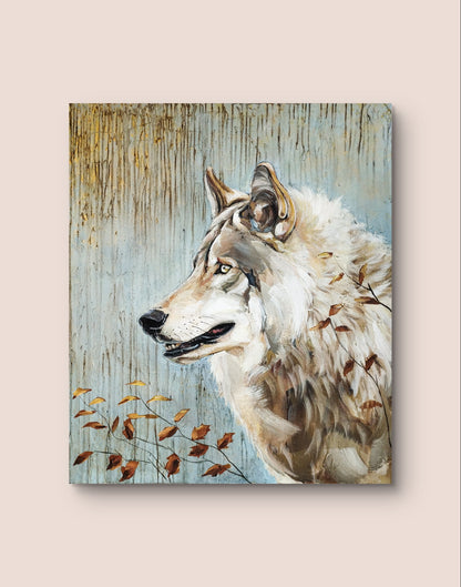 Premium Gemälde "Echo of the Wild" 112 x 95 cm - Heinz